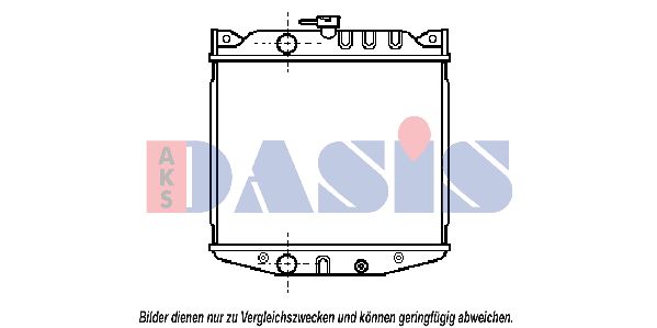 AKS DASIS radiatorius, variklio aušinimas 320270N